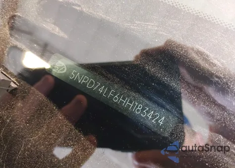 2017 Hyundai Elantra Se from USA, damaged, VIN 5NPD74LF6HH183424